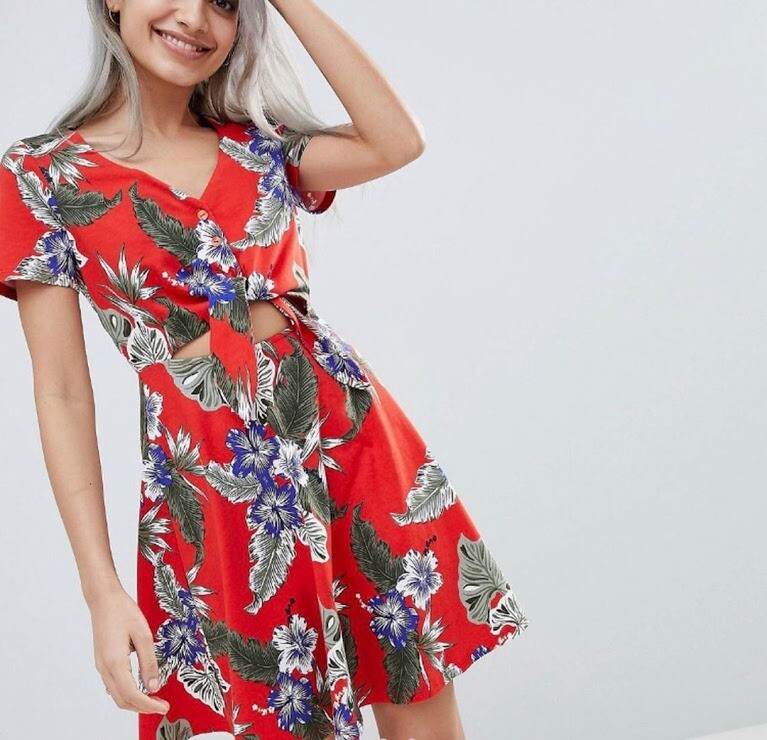 asos hawaiian dress